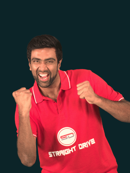 Ashwin Straight Drive cricket